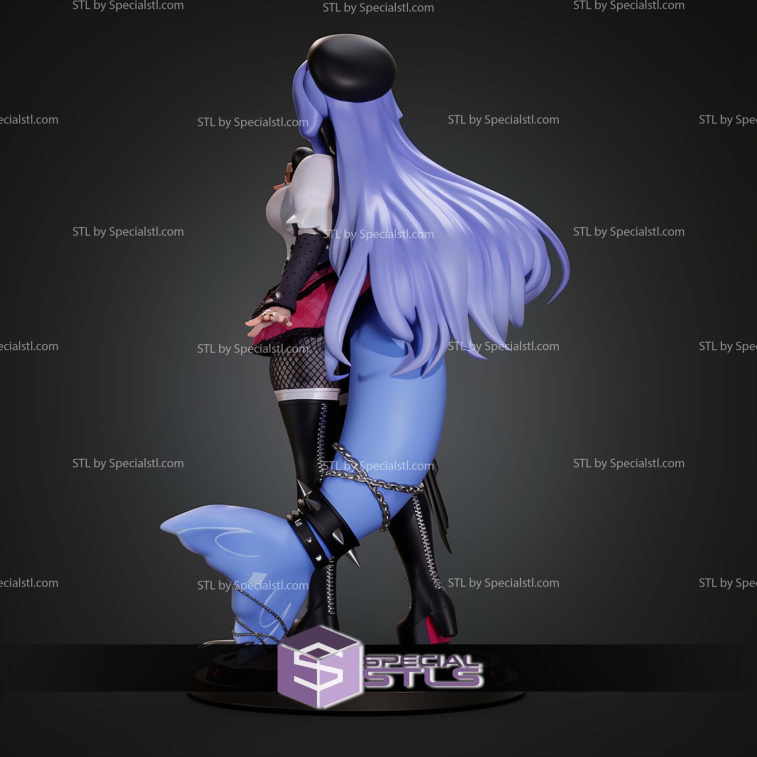 Bao The Whale Rockstar ENVtuber 243mm STL Files 3D Model — view 6