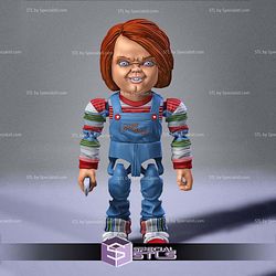 Super Basic STL - Flexi Chucky 3D Model