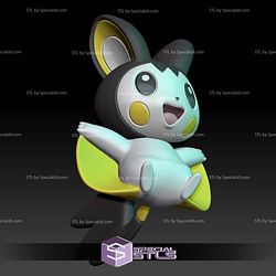Pokemon STL Collection Emolga 3D Model
