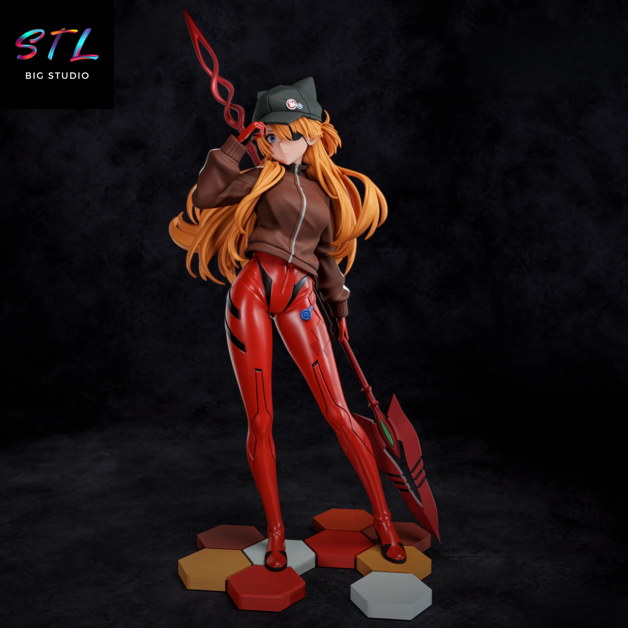 Asuka Langley STL | Evangelion | 3D Figure to Print Model