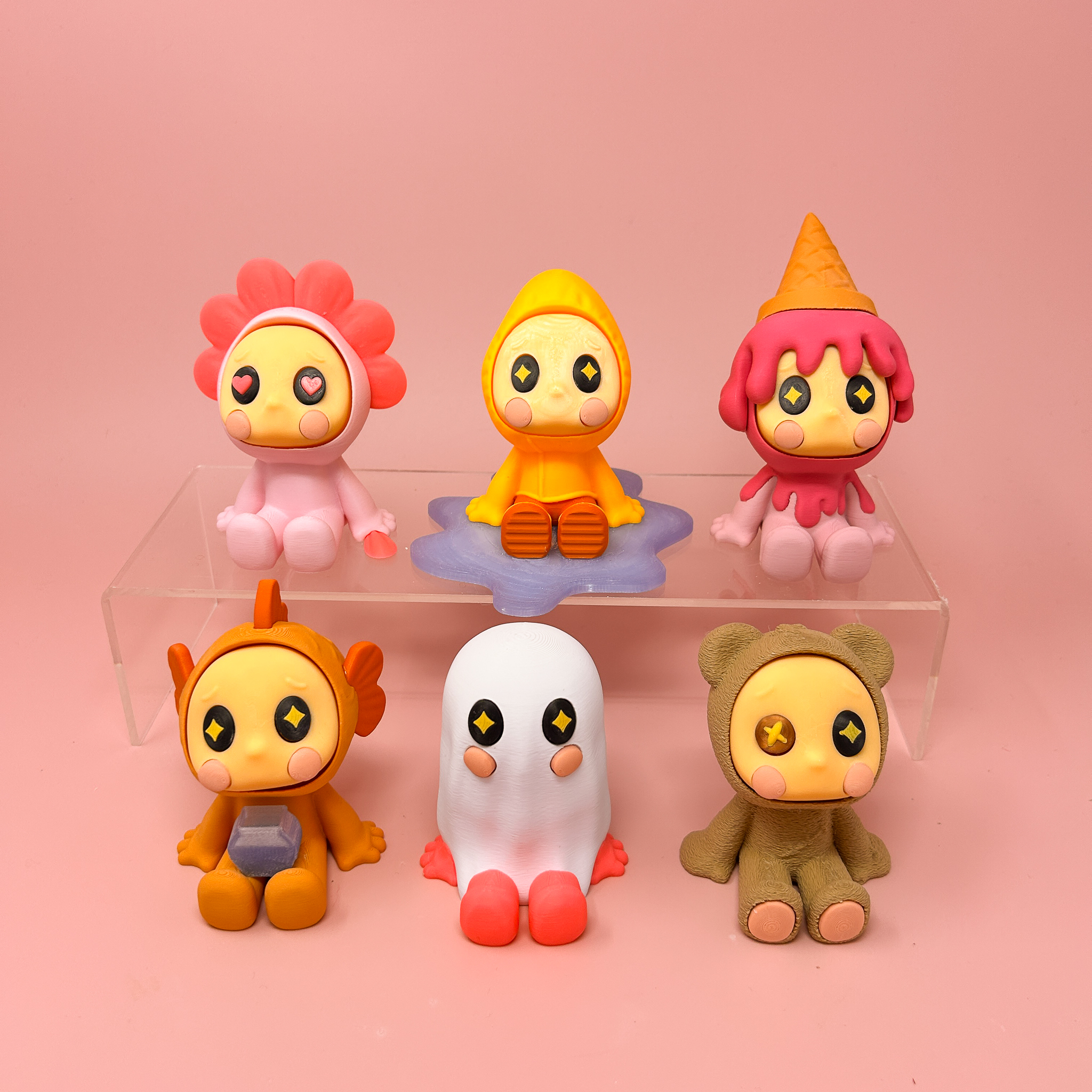 Rain Check - Bittersweet Creatures - Cute Collectible Figure, Mystery Box, Blind Box, Gashapon 3D STL Model — view 8
