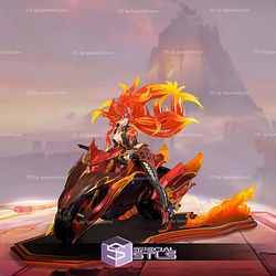 Mavuika Motor Genshin Impact STL Files 3D Model