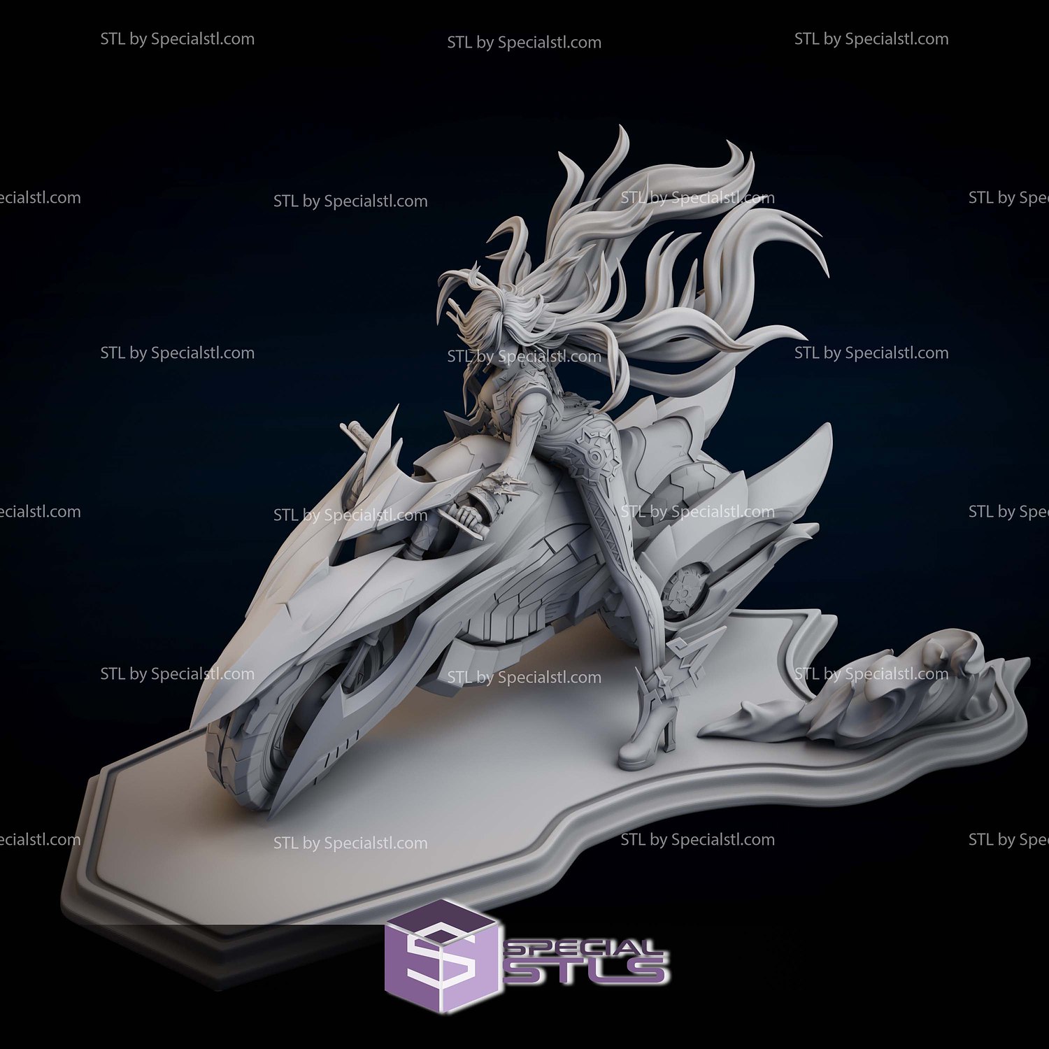 Mavuika Motor Genshin Impact STL Files 3D Model — view 6