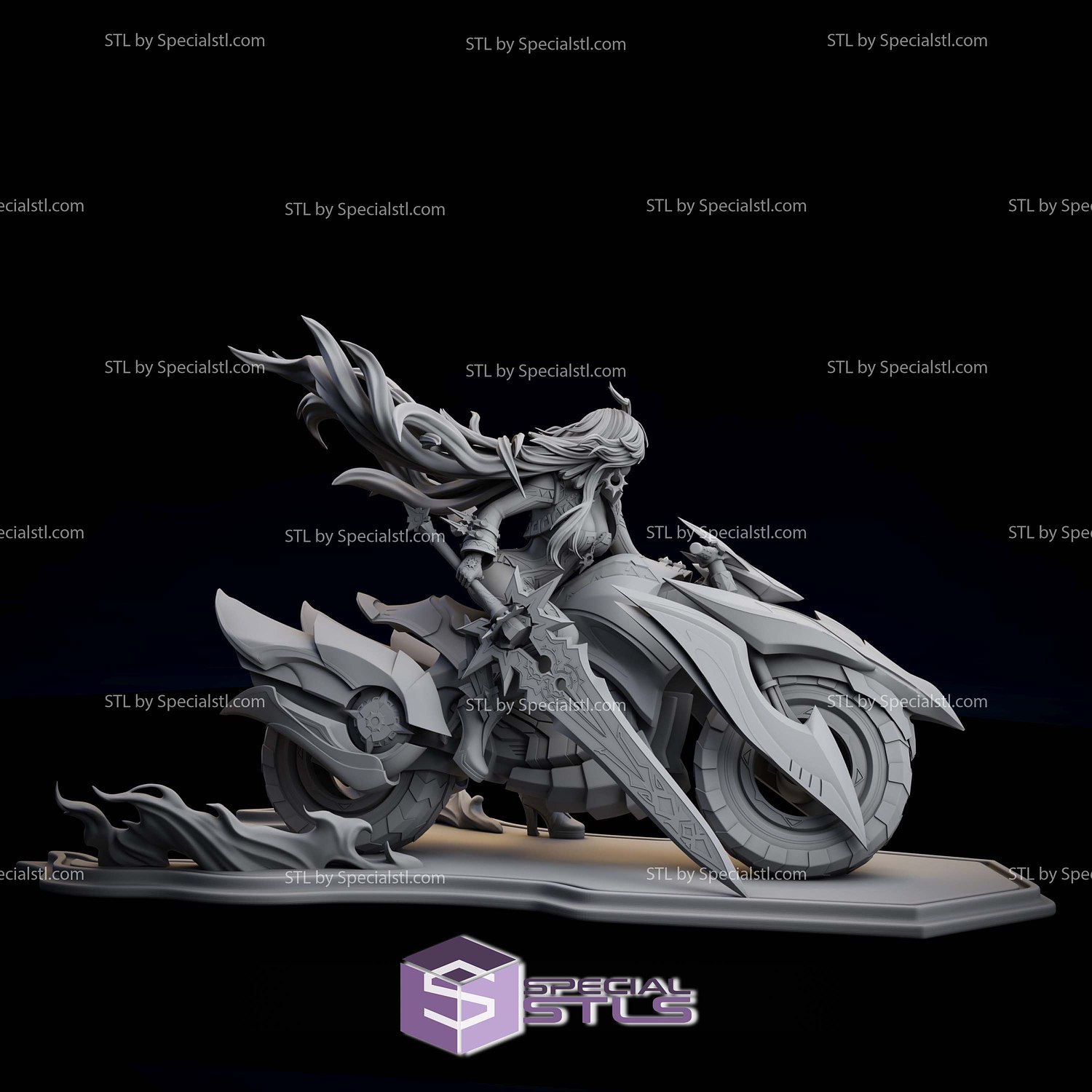 Mavuika Motor Genshin Impact STL Files 3D Model — view 8