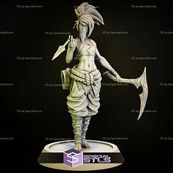 Akali the Rogue Assassin 3D Print Files STL Model