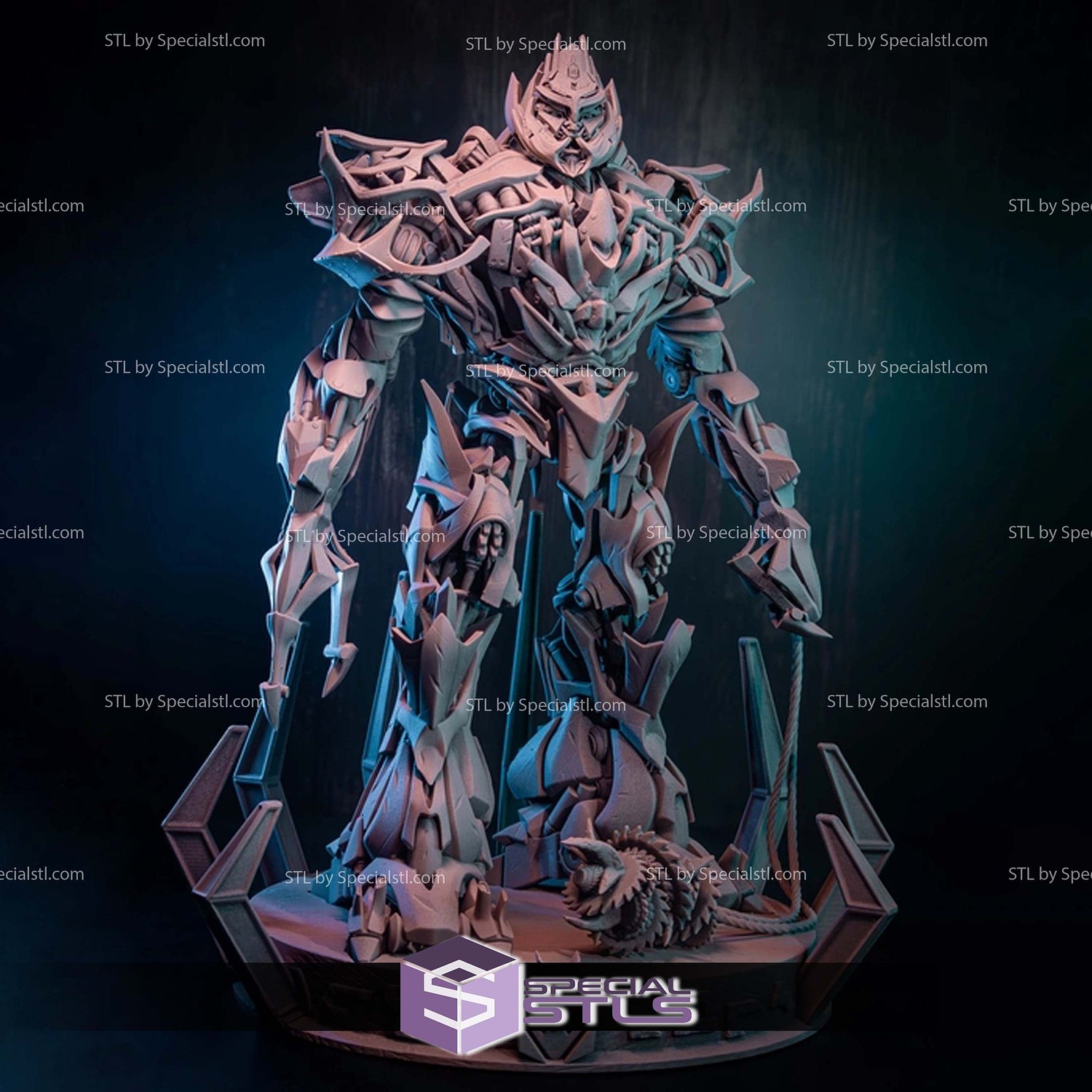 Megatron Static 3D Printer Files STL Model — view 2