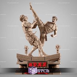 Chong Li and Frank Dux Bloodsport Bundle STL Files 3D Model