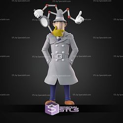 Inspector Gadget 200mm STL Files 3D Model