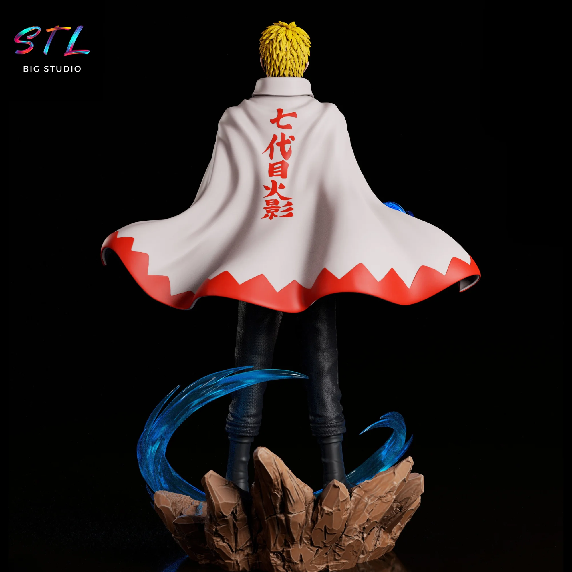 Naruto Hokage STL | 3D Printable Figure Model — view 5