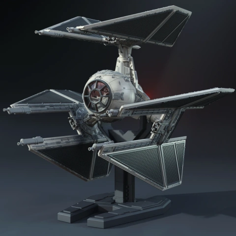 TIE-d Defender Starfighter 3D Printer Files | Assembly STL Model
