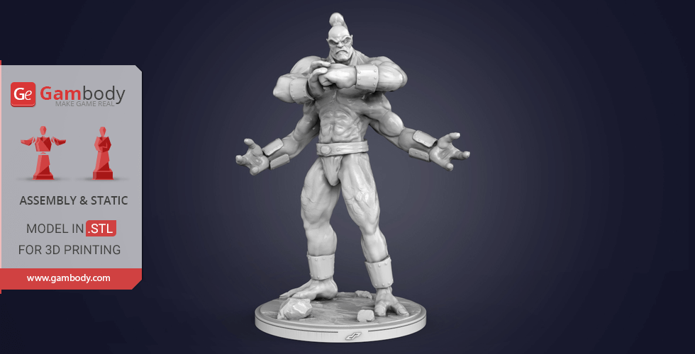 Goro 3D Printing Miniature | Assembly STL Model