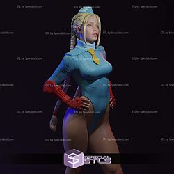 Cammy Blonde Digital STL Files 3D Model