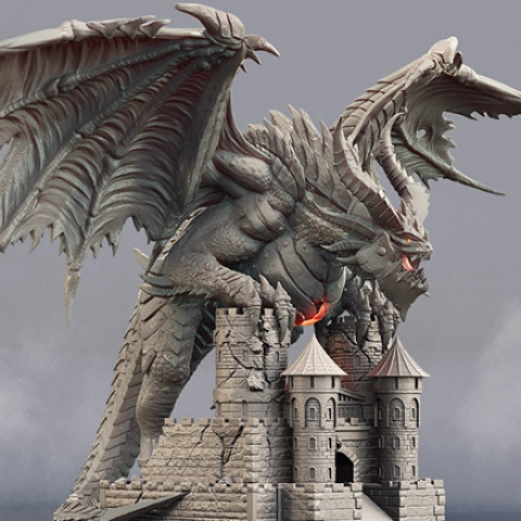 Deathwing 3D Printer Files | Assembly STL Model