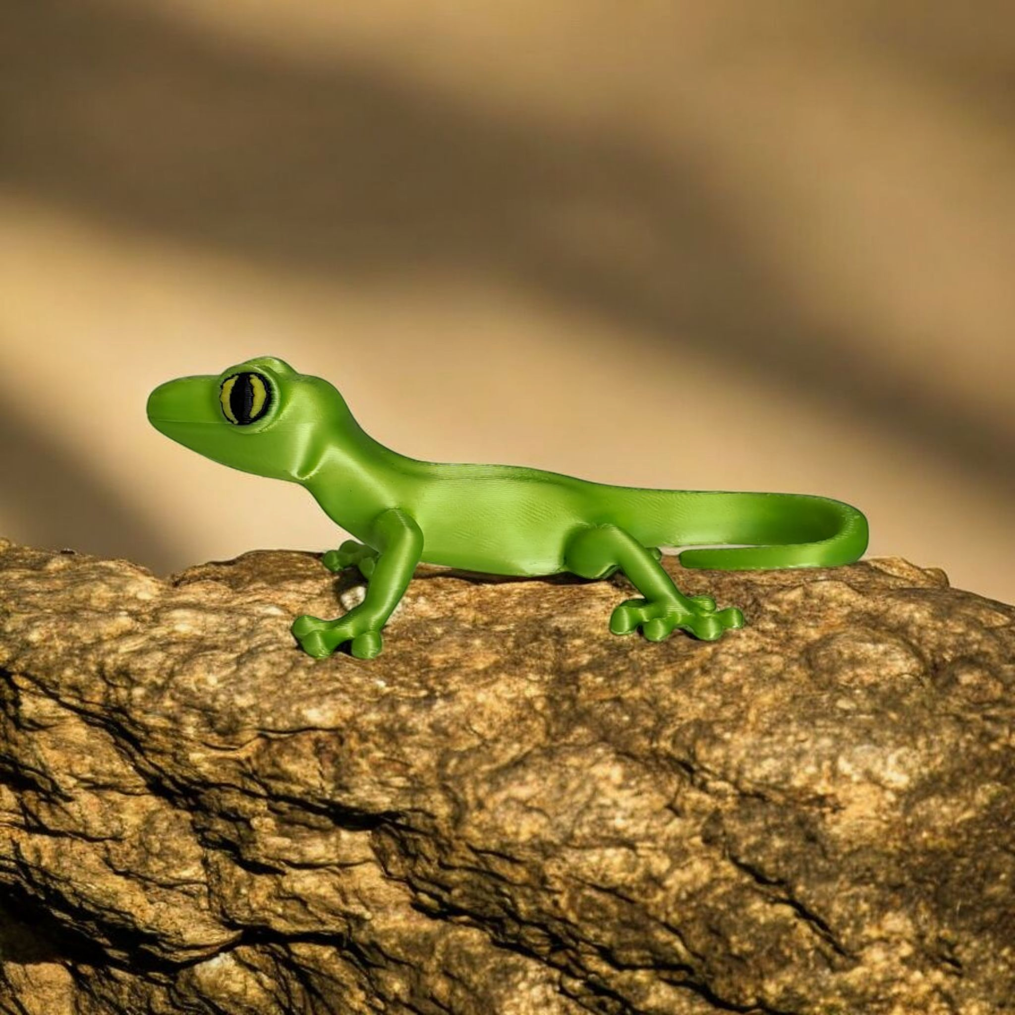 Small Desert Gecko Figure 3D STL Model
