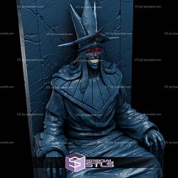 Statue of God Throne Solo Leveling STL Files 3D Model
