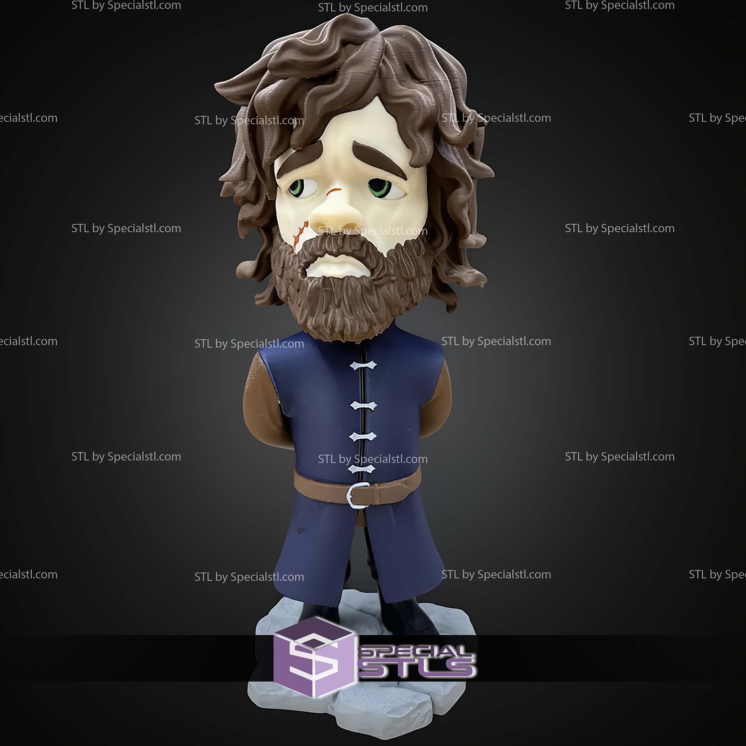 Chibi STL Collection Tyrion Lannister 3D Model — view 2