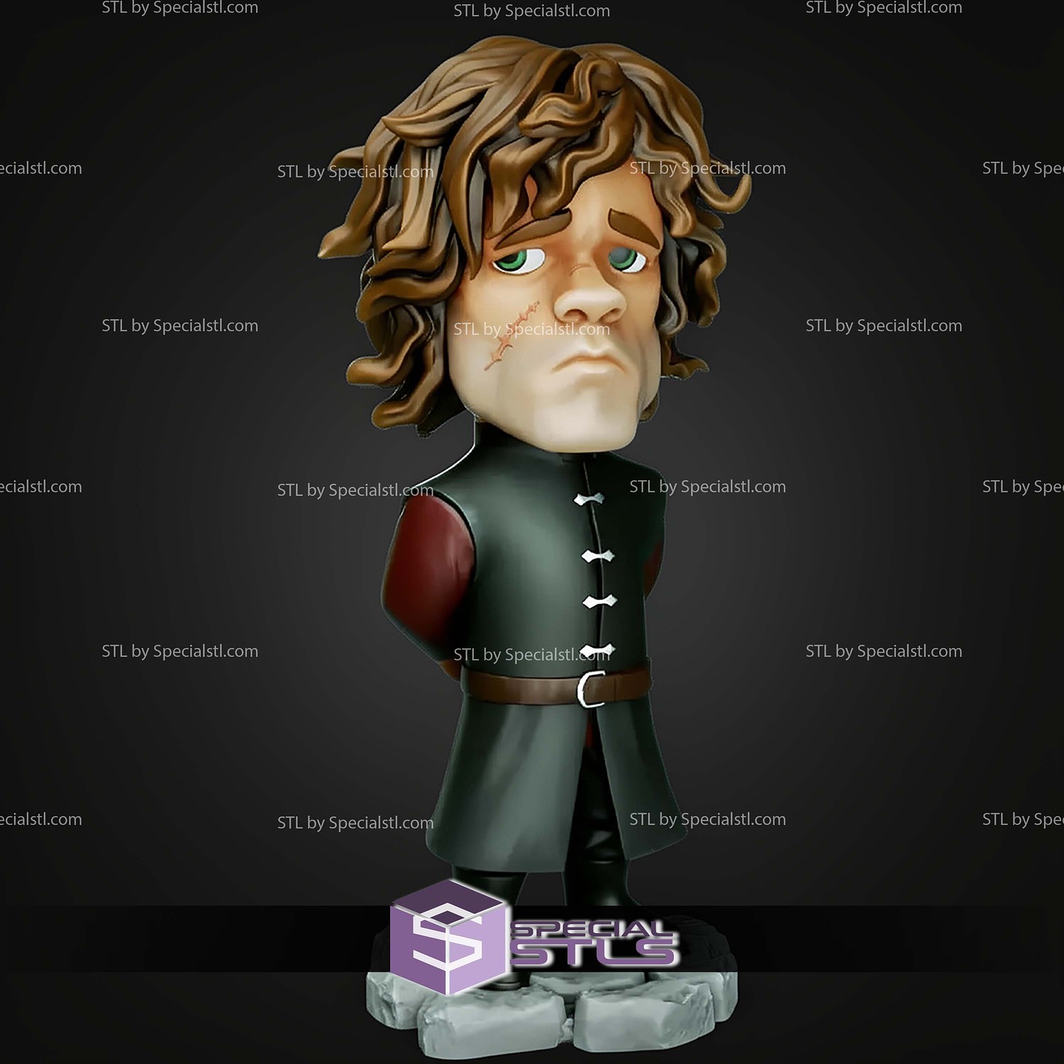 Chibi STL Collection Tyrion Lannister 3D Model — view 8