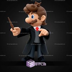 Super Basic STL Mario Harry Potter Multipart 3D Model