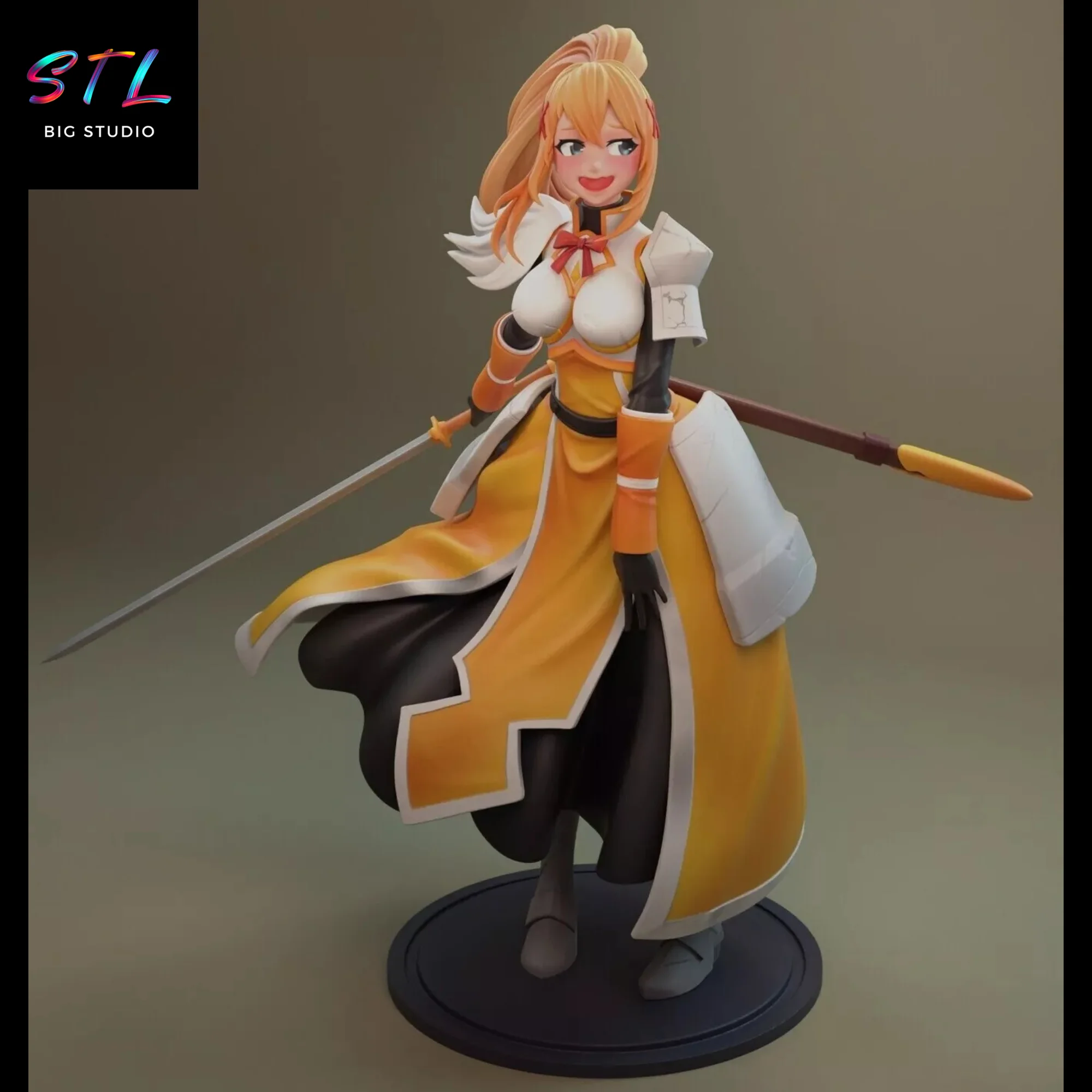 Darkness STL | KonoSuba | 3D Printable Figure Model