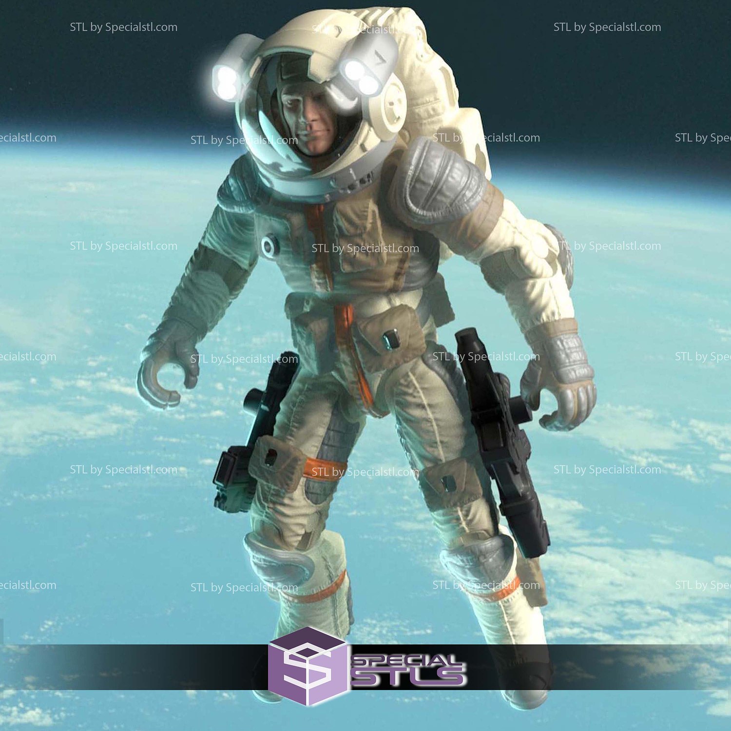 Pocket Mech Astro Engineer STL Printer Files 3D Model — view 3