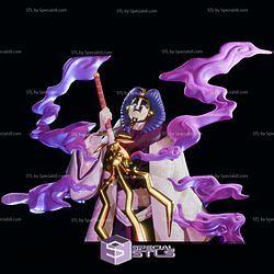 Mayuri Kurotsuchi Bleach Bust STL Printer Files 3D Model