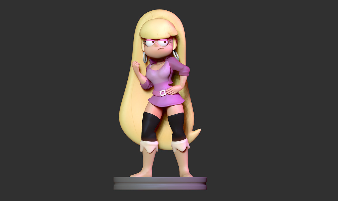 Gravity Falls Pacifica - Fanart 3D ZTL Model — view 6