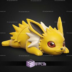 Super Basic STL Flexi Jolteon V2 3D Model