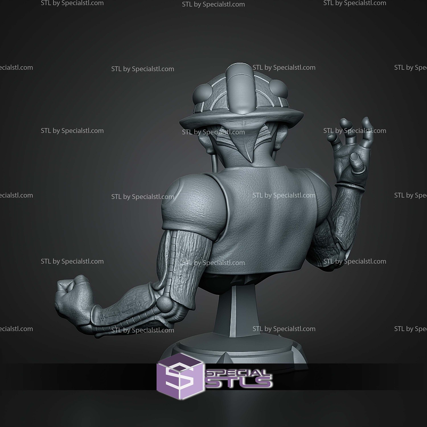 Meruem Hunter x Hunter Bust 136mm STL Files 3D Model — view 3
