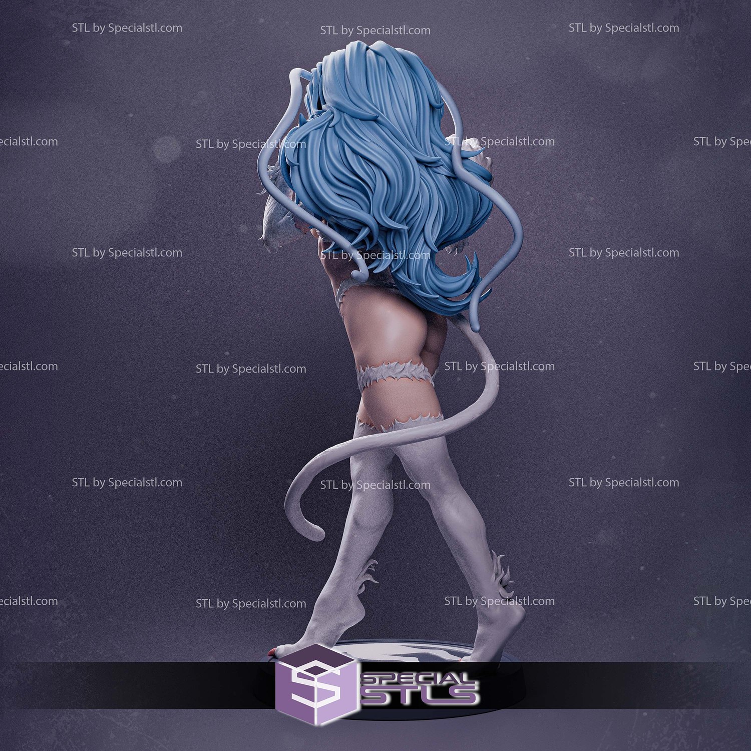 Felicia Realistic Sculptures 3D Printing STL Model — view 5