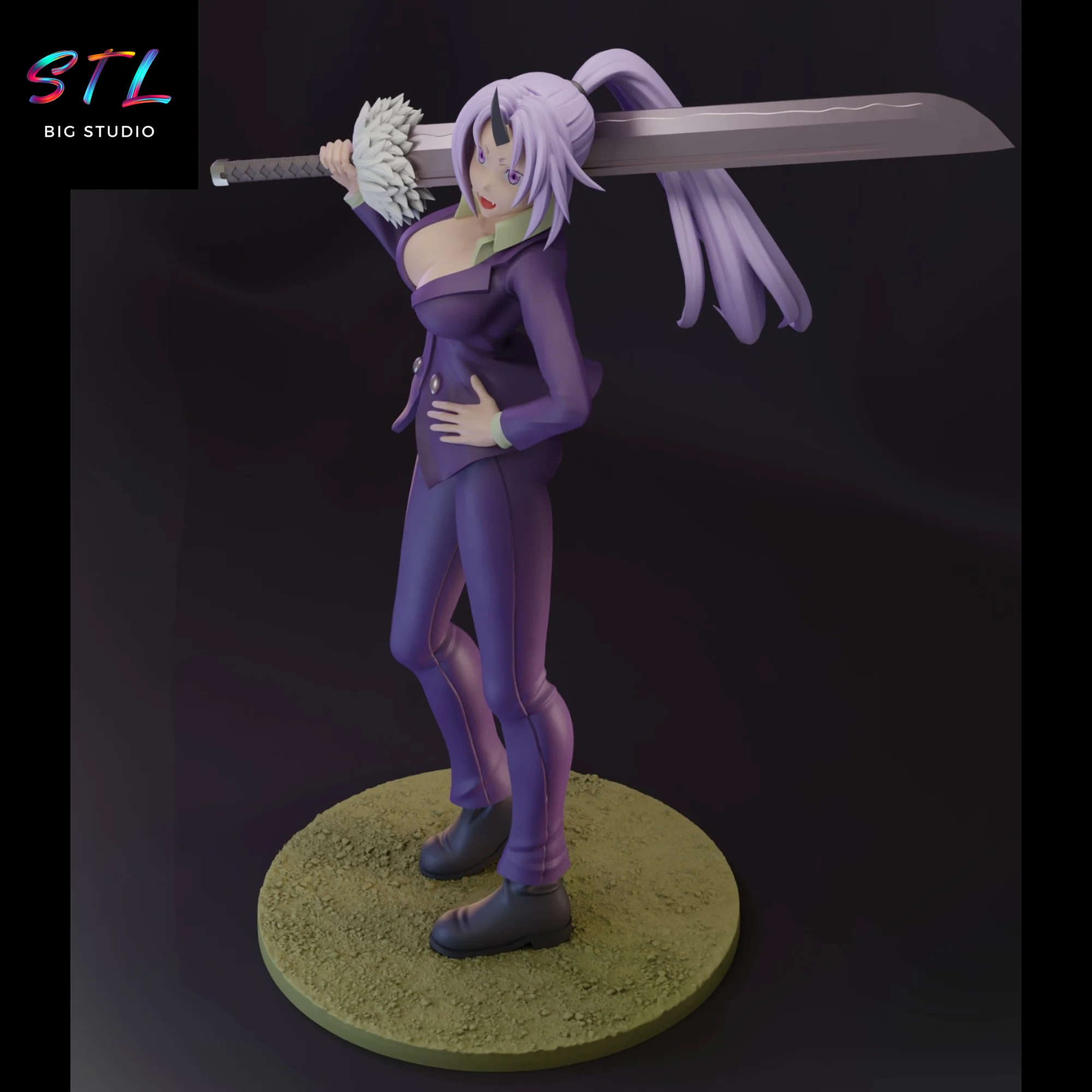 Shion STL | That Time I Got Reincarnated as a Slime | 3D Printable Model Model — view 2