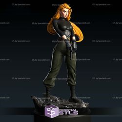 Kim Possible and Gun 3D Printer Files STL Model