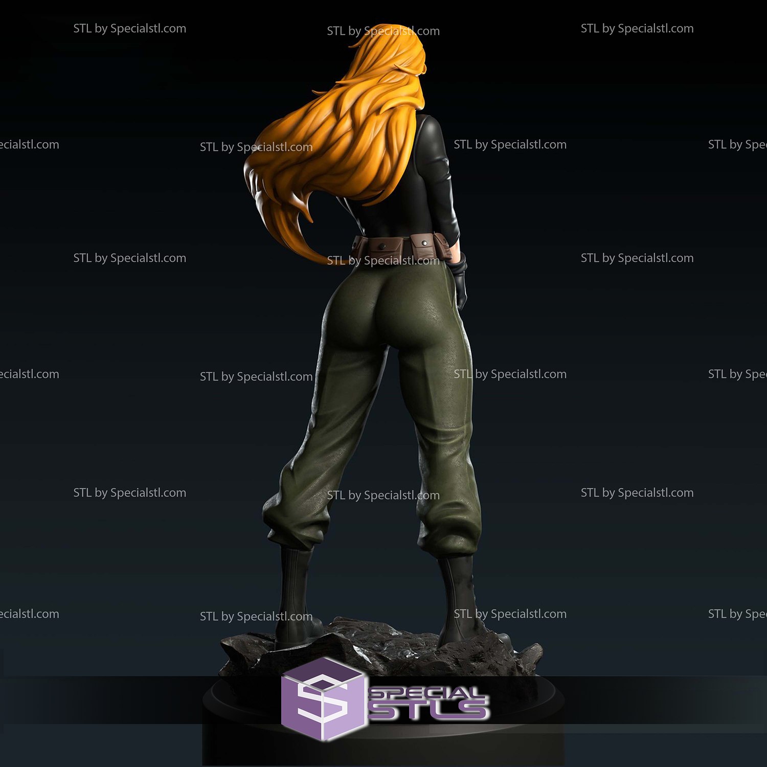 Kim Possible and Gun 3D Printer Files STL Model — view 6