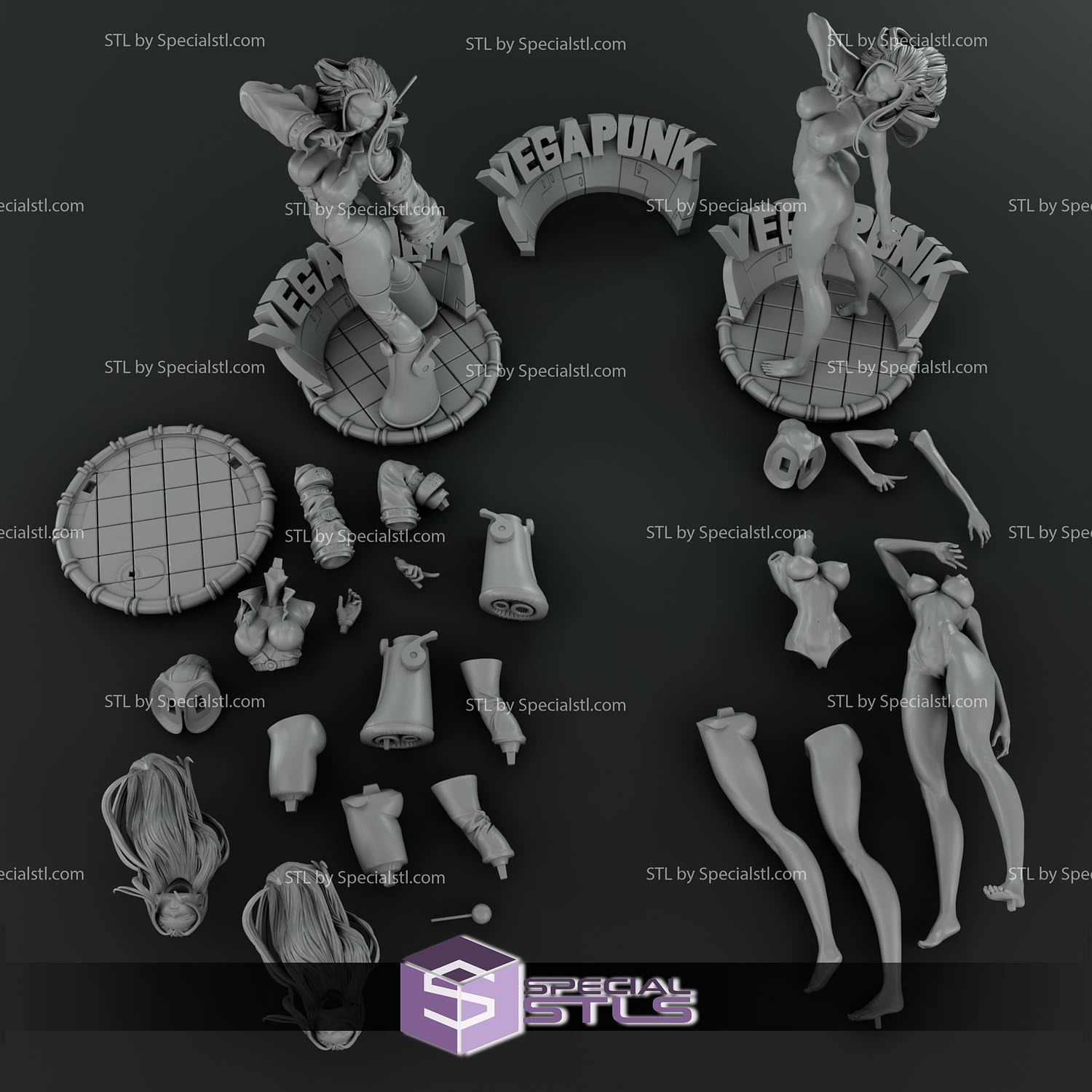 Nico Robin Vegapunk 3D Print Files STL Model — view 3