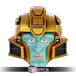 Cosplay STL Files BumbleBee One Helmet 3D Model