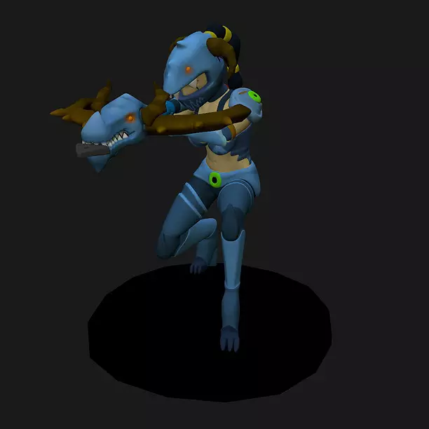 Vayne - DragonSlayer Skin - League Of Legends 3D OBJ Model