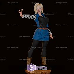 Android 18 Baby Face 3D Printer Files STL Model
