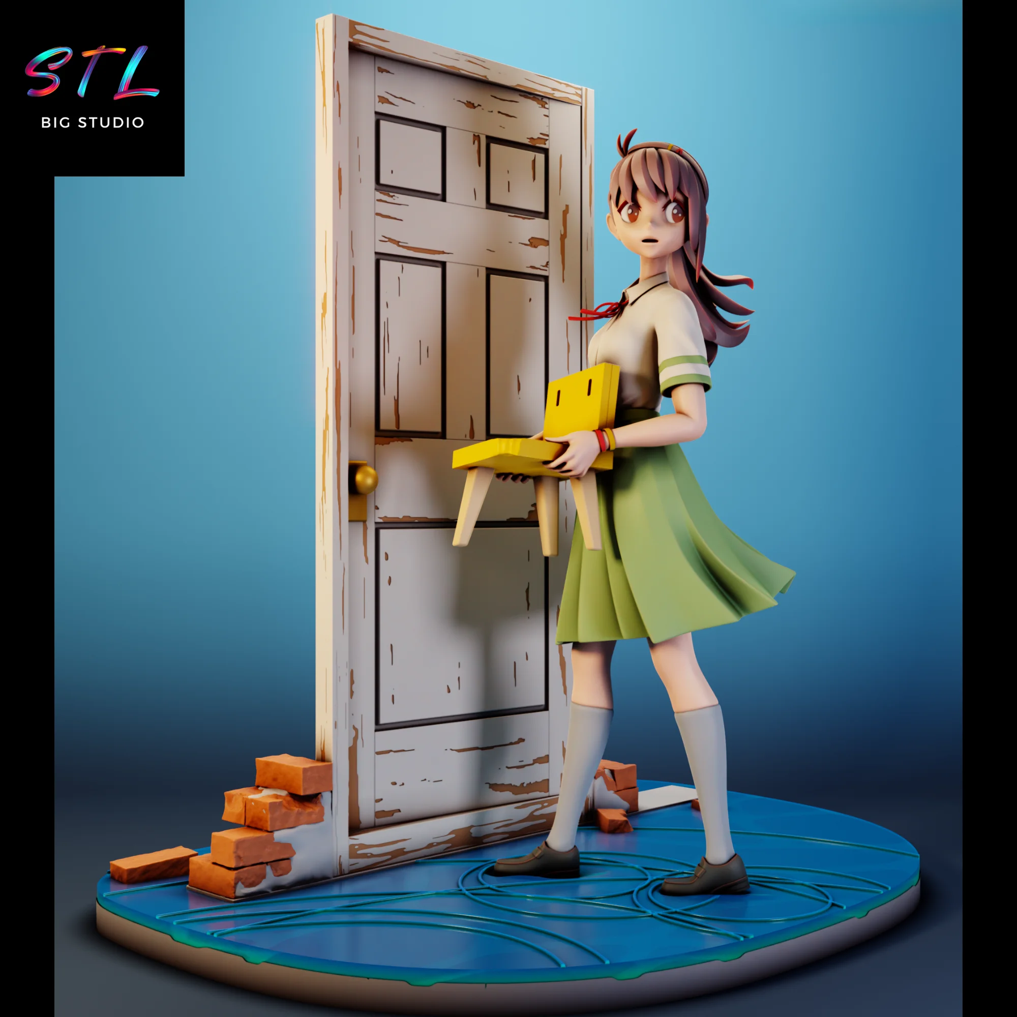 STL Suzume no Tojimari | 3D Printable Model Model — view 1