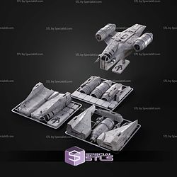 Razor Crest Kit Card STL Files 3D Model