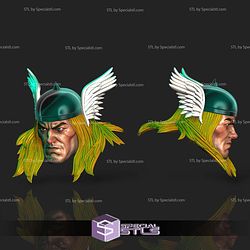 Custom Head STL Classic Thor Alex Ross 3D Model