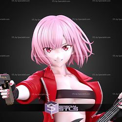 Mori Calliope Dante Outfit Hololive Vtuber STL Files 3D Model