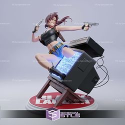 Revy Black Lagoon Book of Venom STL Files 3D Model