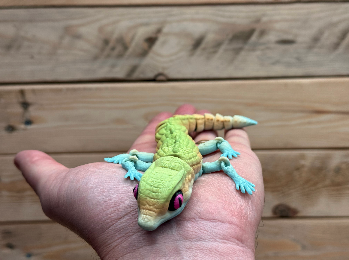Flexi Lizard 3D STL Model