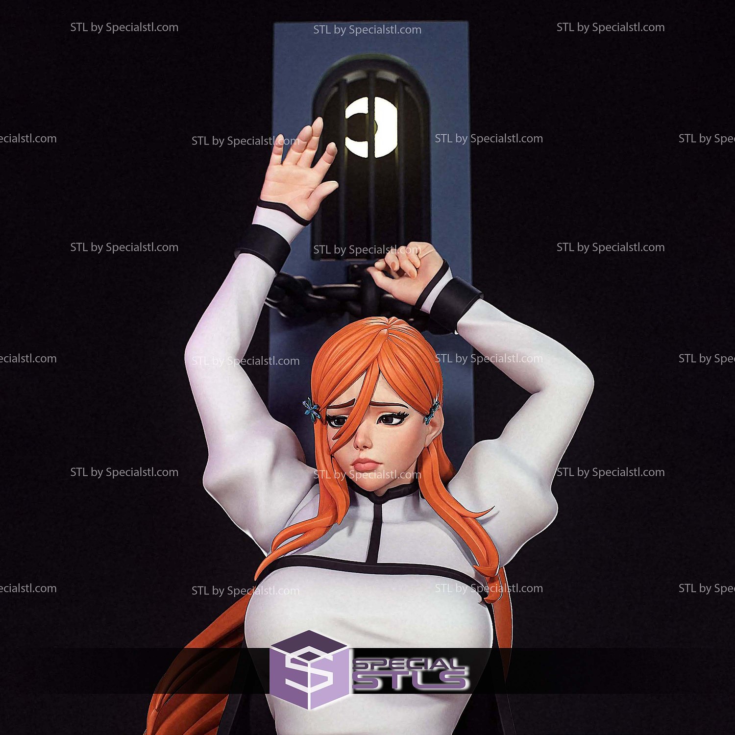 Orihime Bleach Prisoner 3D Printer Files STL Model — view 2
