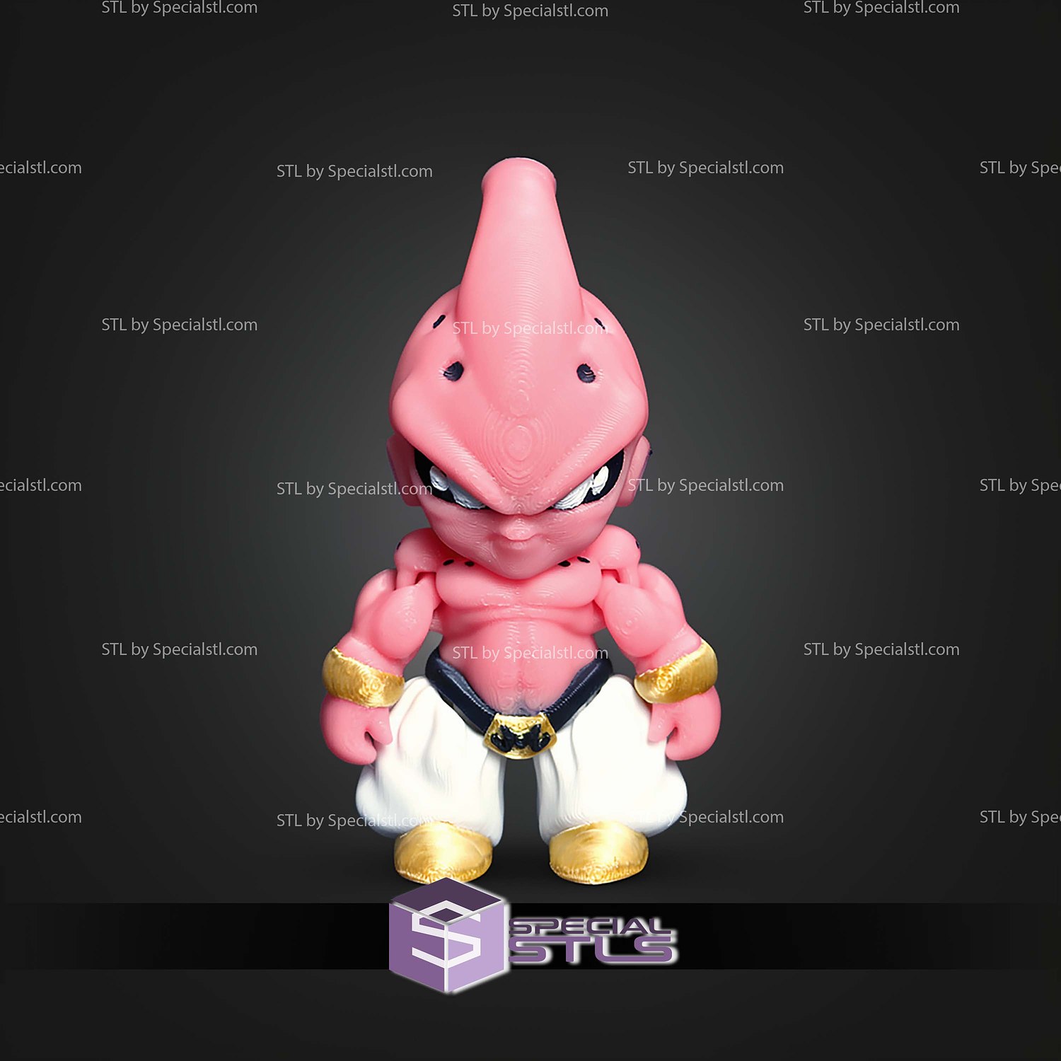 Super Basic STL Dragon Ball Z Minis Pack MultiColor 3D Model — view 2