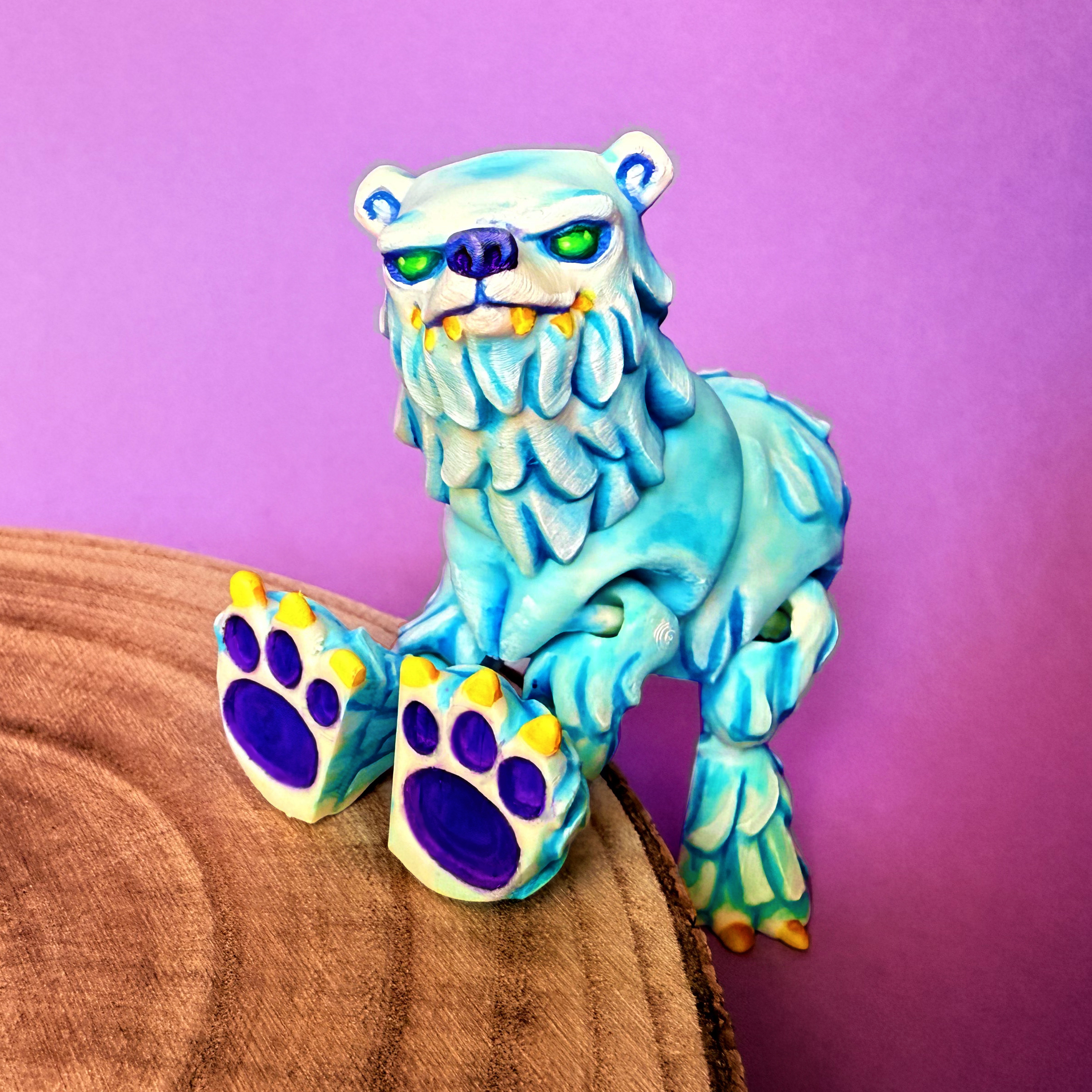 Polar Bear 3D STL Model
