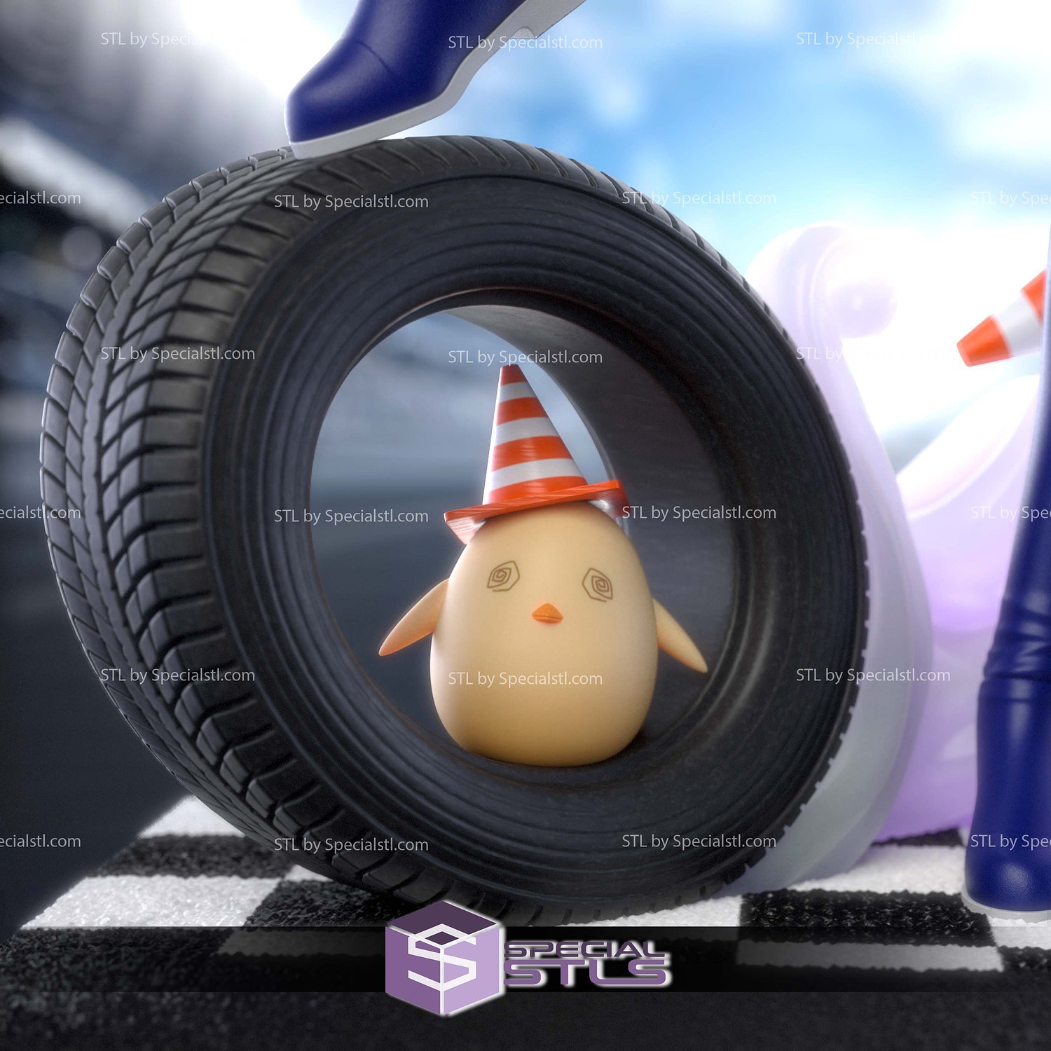 Baltimore Azur Lane V3 3D Printer Files STL Model — view 5