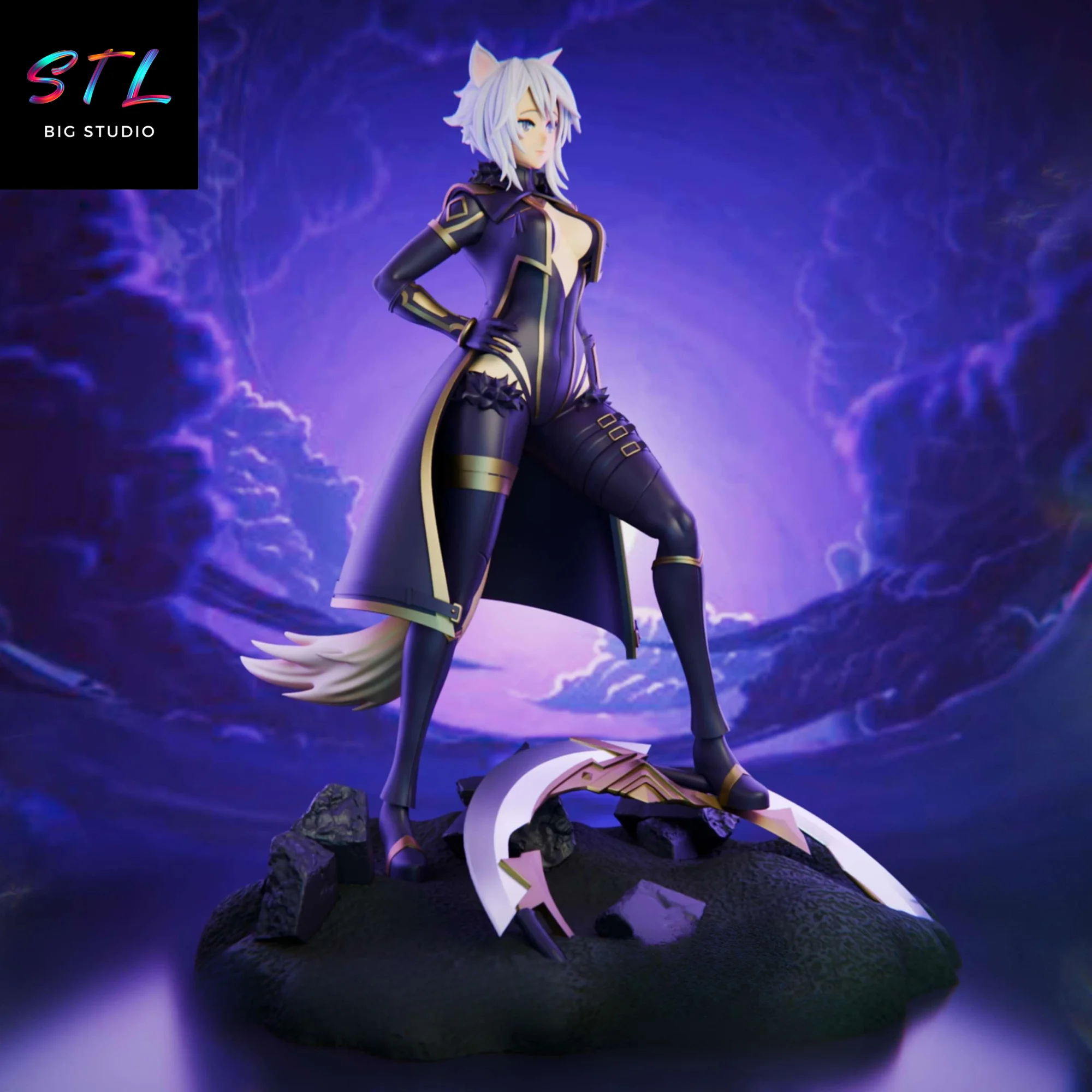 Zeta STL | The Eminence in Shadow | 3D Printing Figure Model — view 2