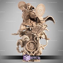 Doctor Strange with Spell 3D Printer Files STL Model