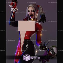 Harley Quinn Comics Version Alternative 394mm STL Files 3D Model
