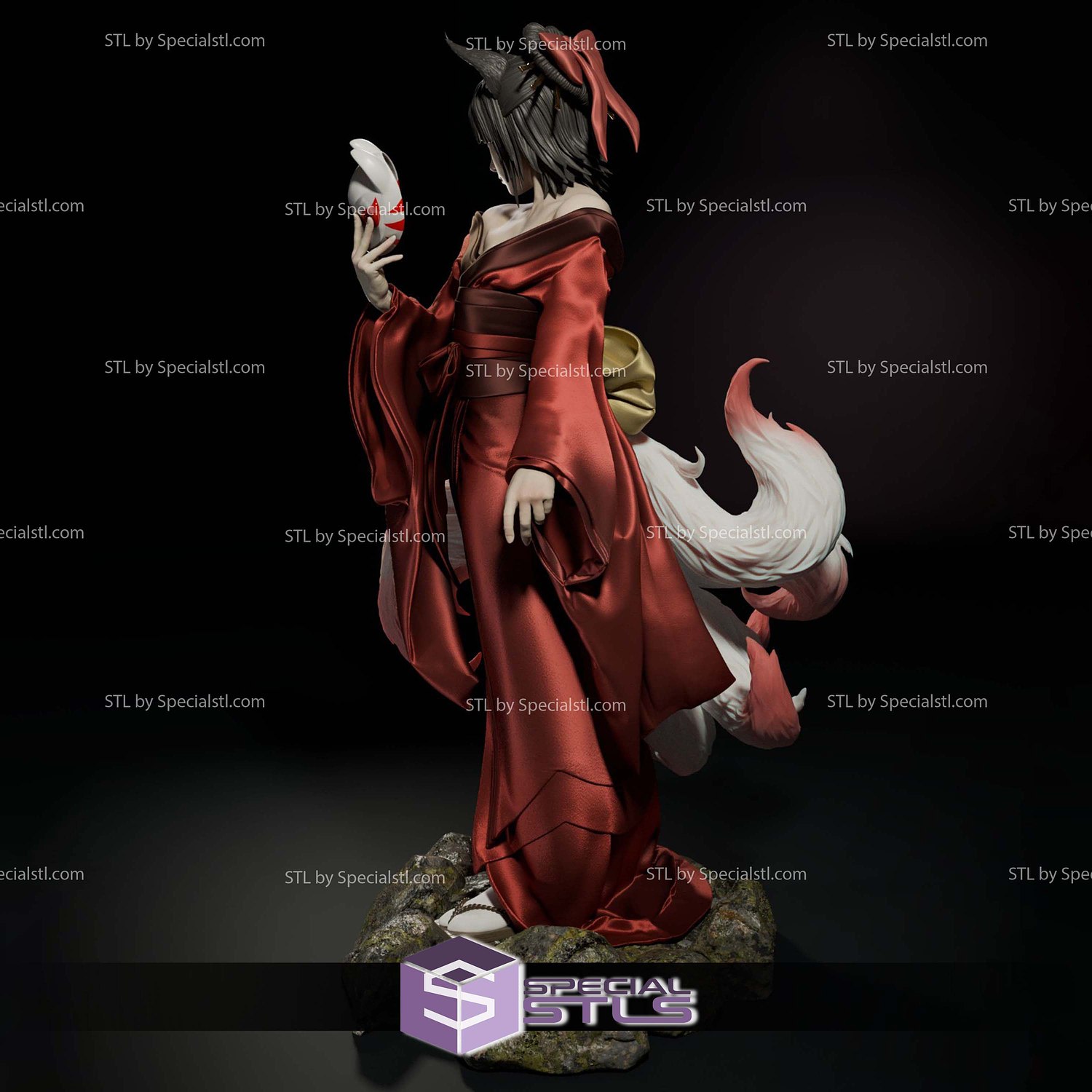 Amaterasu Fanart 3D Printer Files STL Model — view 3